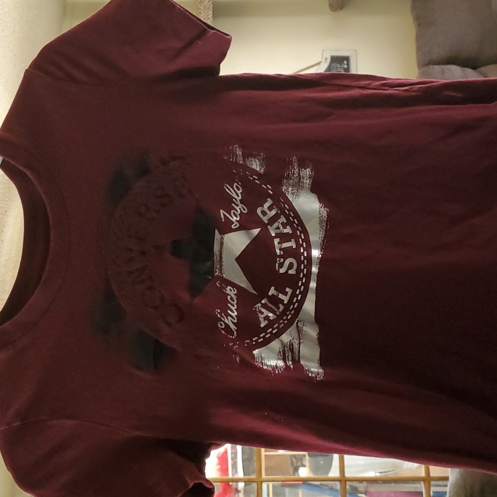 Converse maroon XS baby T